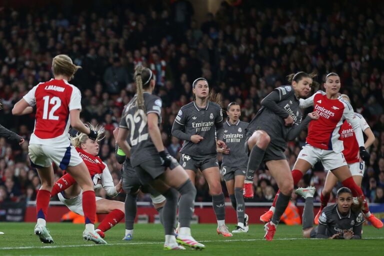 Arsenal y’abagore yabimburiye iy’abagabo ikuramo Real Madrid muri Champions league